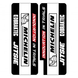 Jitsie Trials Bike Rear Sprocket Safety Sticker/Decal/Graphic 41-44T 