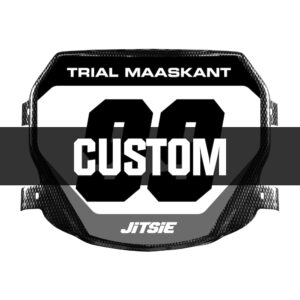 Jitsie Custom Front Number Board Race Sticker