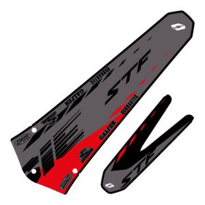 Jitsie Front/Rear Mudguard Sticker Stealth Sherco ST-R/ST-F 23-25